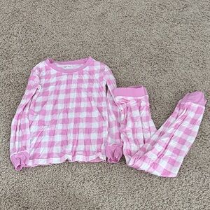 Little Sleepies Pink Gingham Two piece set